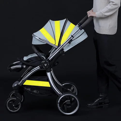 Miniatura 8 de Cinta Reflectante Amarilla Fluorescente para Exteriores Impermeable de 3 Pulgadas de Ancho para Automóviles, Pegatinas Adhesivas de Seguridad
