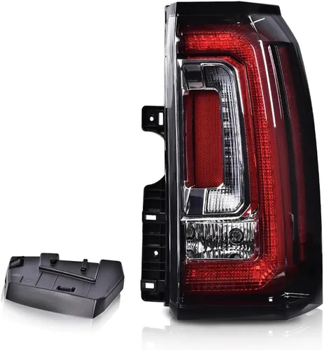 CHEDA Luz trasera LED con bombilla compatible con GMC Yukon/Yukon XL 2015 2016 2017 2018, lado derecho del pasajero CAPA, 84536243, GM2801268