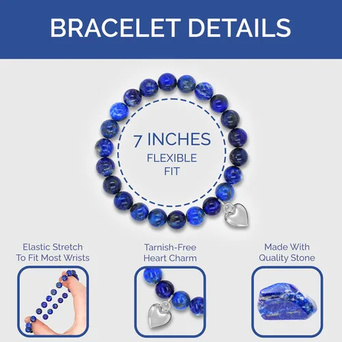 Miniatura 4 de OLGAS GEMS Regalos geniales para mujer de 50 años Pulsera de hitos de cumpleaños 50 y tarjeta de mensaje significativa, regalos hermosos