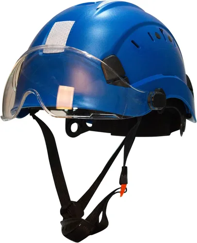 Miniatura 8 de Casco duro negro con calcomanías reflectantes ANSI Z89.1, aprobado por ANSI Z89.1, ajustable, 6 puntos, suspensiones, visera retráctil para Negro 01