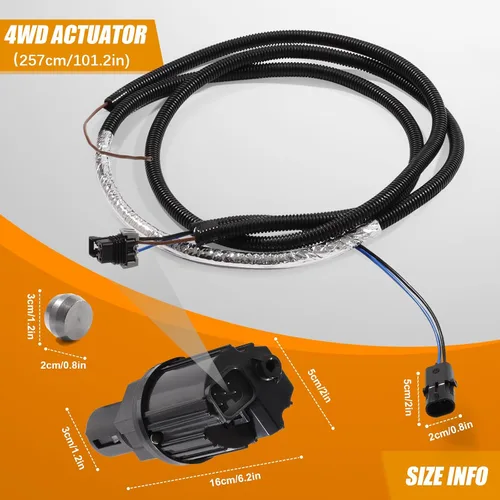 Miniatura 4 de 600-490 Actuador 4WD Actuador de tracción en las 4 ruedas Compatible con Chevrolet/GMC
