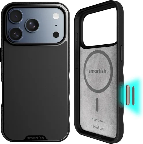 Miniatura 18 de Smartish® Funda delgada para iPhone 13 Pro - Gripmunk - [ligera + protectora] Funda de agarre fina - Black Tie Affair