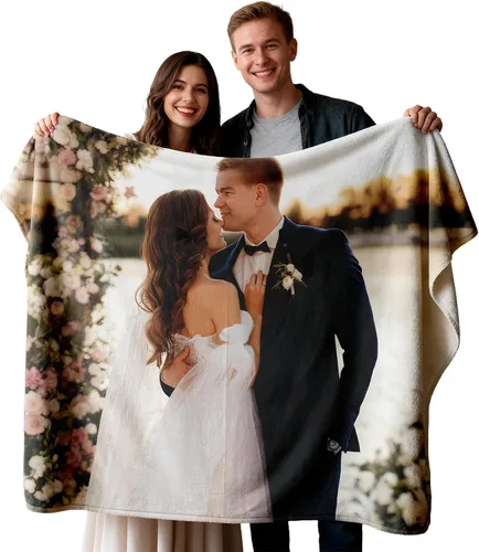 EAQ Manta personalizada con collage de imágenes, es una manta personalizada para niños, adultos, familia, recuerdo, regalo