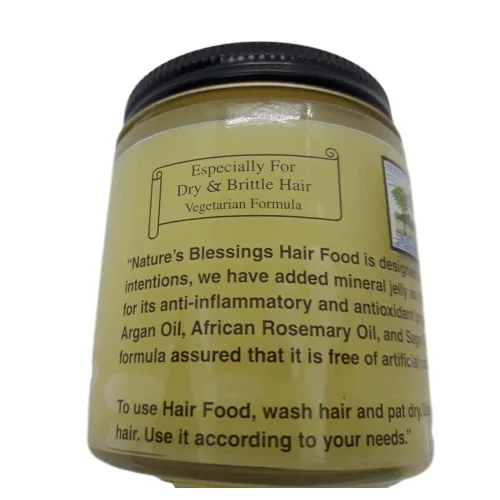 Miniatura 2 de Nature's Blessing Comida capilar Fórmula vegetariana para cabello seco y quebradizo (todos los ingredientes naturales)