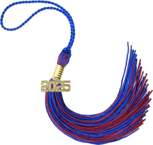 Miniatura 475 de Borla de graduación Aqua 2022, todos los colores escolares disponibles, fabricada en Estados Unidos