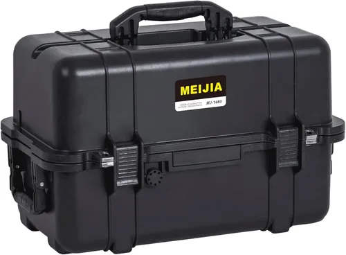 Miniatura 8 de MEIJIA Funda rígida impermeable para cámara para todo tipo de clima, estuche rígido, con espuma de ajuste personalizado incluida, negro elegante