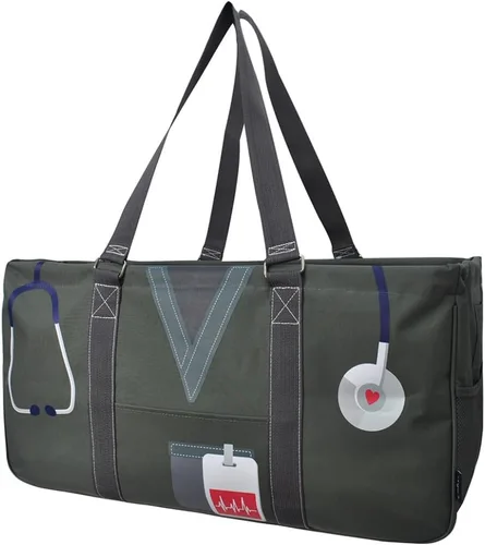 Miniatura 20 de NGIL Bolsa de comestibles reutilizable extra grande plegable de gran tamaño para comestibles, almacenamiento, picnic, playa, Flecha-negro