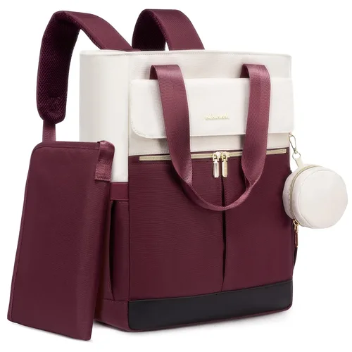 Miniatura 8 de LOVEVOOK Mochila para Pañales, Bolsa Tote para Pañales con Bolsillos Aislados, Bolsa de Bebé para Niñas y Niños con Cambiador, Bolsa Grande
