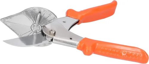 Tijeras de inglete, cortador de corte de inglete de ángulo múltiple ajustable a 45 a 135 grados, herramienta de corte para cortar madera blanda,