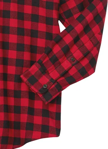 Miniatura 5 de Tienda Essentials - Camisa de franela de manga larga para hombre (disponible en tallas grandes y altas)