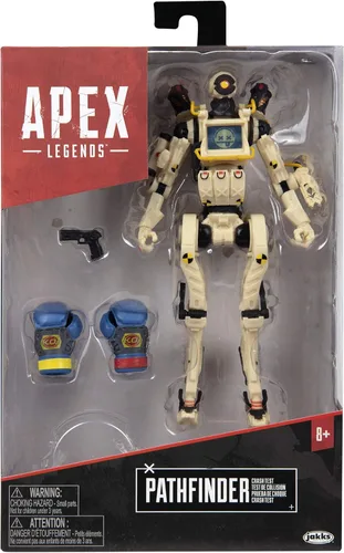 Miniatura 6 de Electronic Arts Apex Legends Pathfinder Figura de acción con prueba de choque de piel rara de 6 pulgadas figura de acción coleccionable