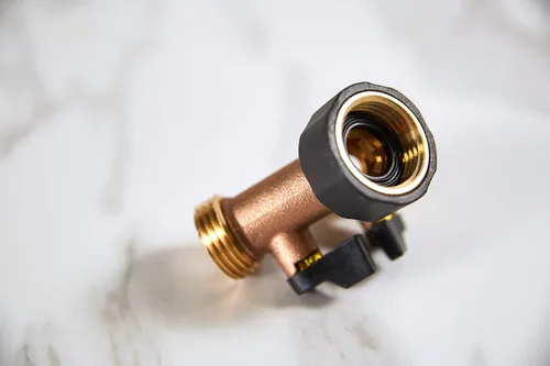 Miniatura 5 de Orbit, manguera para jardín de alta resistencia, divisor Y, válvulas de paso para riego, 58248N, Brass
