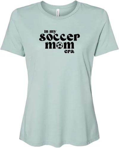 Cute Women's Screen Printed Crew Neck Tee, Shirts With Sayings, Dusty Blue or Olive