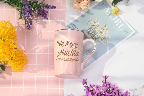 Miniatura 3 de WENSSY La Mejor Abuelita Del Mundo - Taza de La Mejor Abuelita, Regalos de Abuelita en español, regalos de cumpleaños para el Día de la Madre