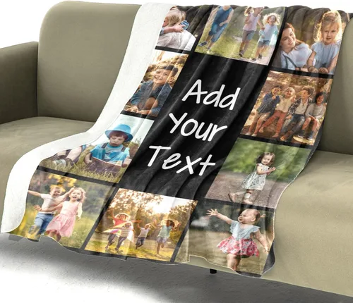 Miniatura 28 de Mantas personalizadas con foto, manta de fotos personalizada, mantas personalizadas con imagen, regalos personalizados para mujeres, hombres