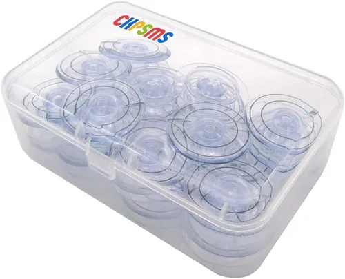 Miniatura 2 de CKPSMS Marca -20 BOBBINS de plástico # 181551 compatible con/repuesto para la marca cantante Athena 2000,2001 Futura 900,920,1030,1036 (20 piezas)