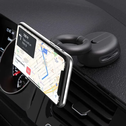 Miniatura 5 de PopSockets - Soporte multiusos para teléfono para salpicadero, parabrisas y escritorio - Negro