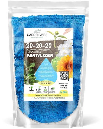 Miniatura 19 de Gardenwise Fertilizante Soluble en Agua 20-20-20 – Polvo para Alimento Líquido de Plantas para Plantas de Interior y Exterior, Orquídeas, Vegetales