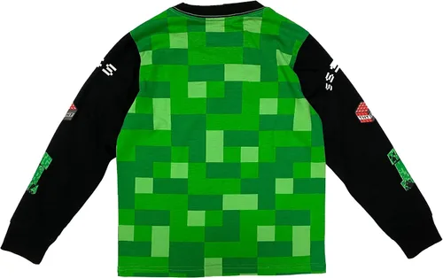 Miniatura 5 de Minecraft Creeper Boys Camiseta gráfica de manga larga