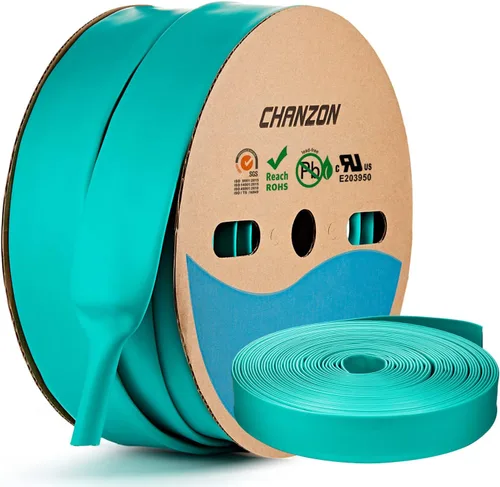Miniatura 54 de Chanzon - Tubo termorretráctil de relación 3:1, 1-1/4" (30mm), grado marino, con revestimiento adhesivo impermeable, rollo de 4 pies