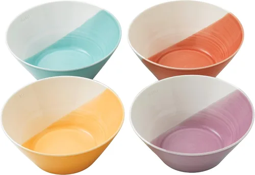 Miniatura 11 de Royal Doulton 1815 Juego de 4 platos llanos con patrones mixtos