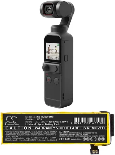 Miniatura 5 de Cameron Sino - Batería de repuesto para DJI Osmo Pocket, Osmo Pocket 2, Osmo Pocket II HB3