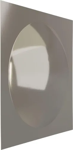 Miniatura 2 de Ekena Millwork 19 5/8 pulgadas de ancho x 19 5/8 pulgadas de alto, Sloane EnduraWall decorativo 3D, cromo brillante (cubre 2.67 pies cuadrados).