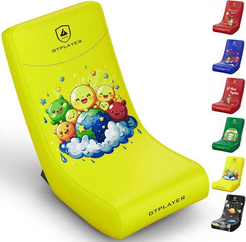Miniatura 13 de GTPLAYER Silla Mecedora de Piso para Gaming – Silla Mecedora de Piso para Juegos con Limitador de Ángulo, Asiento de Juego Compacto y Ligero