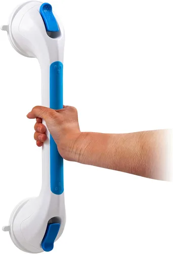TAILI Barra de Agarre para Ducha con Ventosa, Barras de Agarre para Bañeras y Duchas, Mango de Baño Resistente, Pasamanos de Baño Removibles para