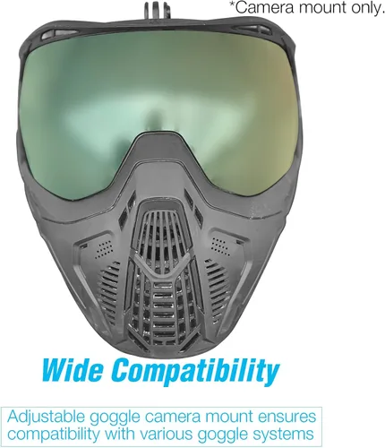 Miniatura 7 de Soporte para cámara de gafas: soporte duradero para máscara de paintball para filmación dinámica