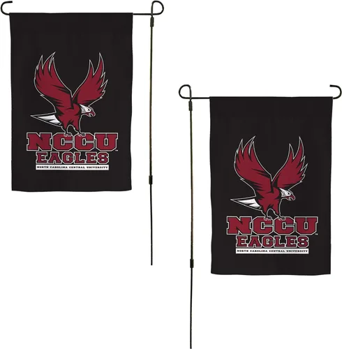 Miniatura 8 de Bandera de jardín de la Universidad Central de Carolina del Norte NCCU Eagles Banner 100% poliéster (diseño A)