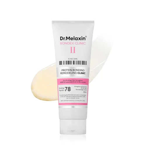 Dr.Melaxin Bondex Tratamiento de Unión de Salón para Remodelación | Reparación Profunda para Cabello Decolorado y Dañado con Péptidos de Unión +