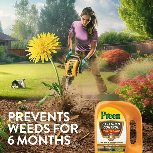 Miniatura 4 de Preen Extended Control Preventor de maleza - 13.75 lb. - Cubre 2,245 pies cuadrados.