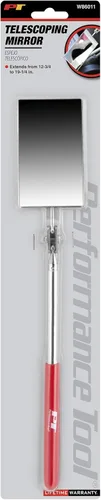 Miniatura 2 de Performance Tool W86011 Espejo de inspección telescópico de 2 pulgadas, se extiende de 12-3/4 pulgadas a 19-1/4 pulgadas