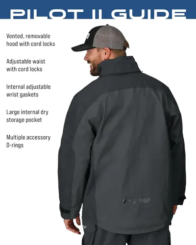 Miniatura 3 de FROGG TOGGS Pilot 2 Guide - Chaqueta impermeable transpirable de 3 capas para hombre