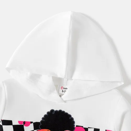 Miniatura 4 de LOL Surprise Ropa para niñas sudadera con capucha y pantalón de manga larga con estampado de estrellas conjunto de 2 piezas