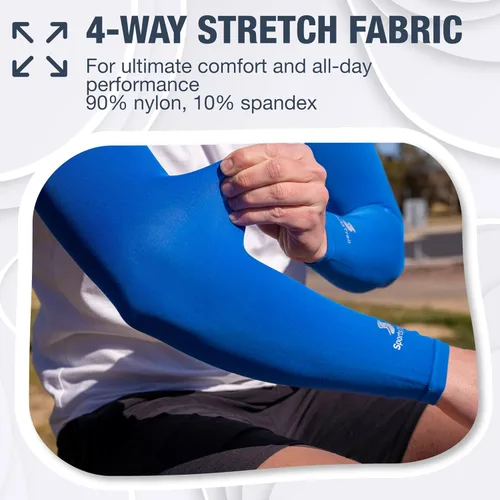 Miniatura 2 de SportsTrail Mangas Refrescantes para Brazos para Hombres y Mujeres – Transpirables, Protección Solar UV, Mangas Deportivas para Brazos para Mujeres