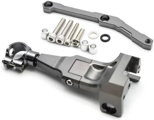 Miniatura 3 de FXCNC Barra de control estabilizador de dirección CNC para motocicleta con kit de soporte de montaje compatible con MT-09 MT09 FZ09 FZ-09