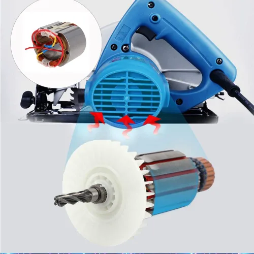 Miniatura 6 de Utoolmart Motor eléctrico Estator Bobina de cobre completa 185 Sierra circular eléctrica Estator Accesorios de herramientas eléctricas 185 Estator