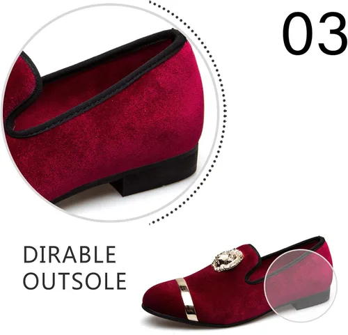 Miniatura 5 de JITAI Penny Mocasines de piel con forro para hombre
