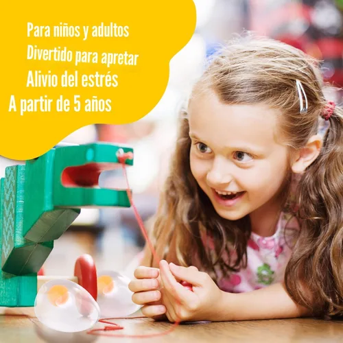 Miniatura 6 de Yema de huevo para aplastar, juguete de agua salpicable para alivio del estrés (2 packs), 2