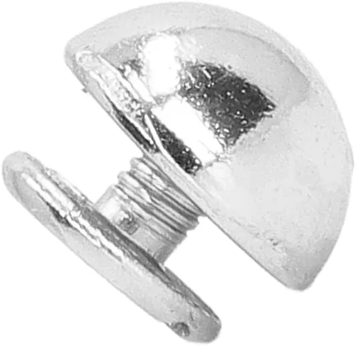 Miniatura 3 de TOPINCN Kit de remaches de cuero, 100 juegos, collares, falda de cuero, bolsas de 0.315 in, tornillos de hongo, accesorios de semicírculo, remaches