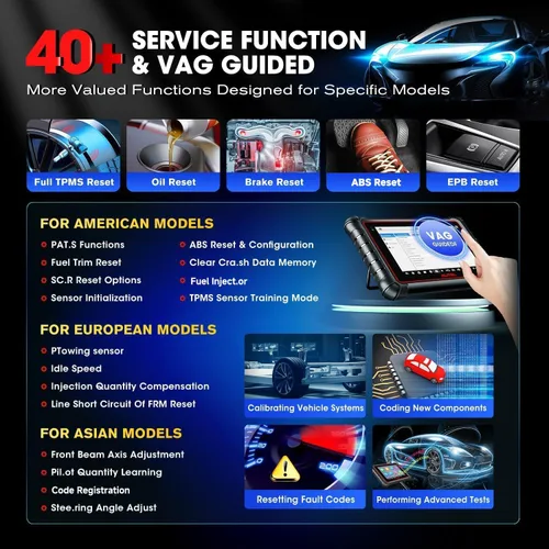 Miniatura 7 de Autel Scanner MaxiPRO MP900TS, 2026 8 pulgadas MP900-TS Top TPMS y ECU C0ding como MS906 Pro-TS, hasta de MaxiSYS MS906 PRO MP900BT MK900TS