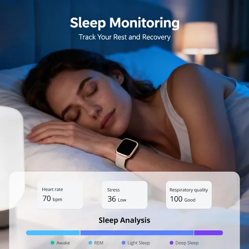 Miniatura 4 de Reloj de seguimiento de actividad física para mujeres y hombres, llamadas Bluetooth, pantalla HD de 1.83 pulgadas, 100 modos deportivos, frecuencia