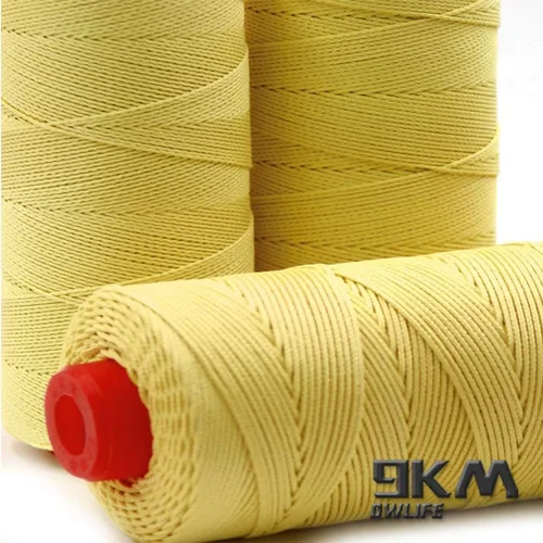Miniatura 8 de 9KM DWLIFE Cuerda de cometa de Kevlar, 150 libras, 1000 pies, línea de Kevlar trenzada, baja elasticidad, alta resistencia, resistente, cable