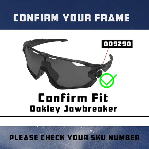 Miniatura 7 de Predrox OO9290 - Lentes y piezas de nariz de repuesto para Oakley Sunglass Polarized