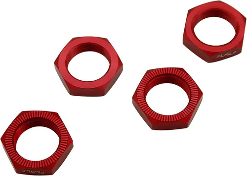 Miniatura 4 de FLMLF Juego de tuercas de rueda de aluminio 24MM rojo para 1/5 escala Hpi RV Km Baja 5b RC piezas de coche