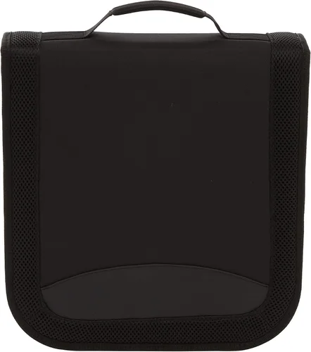 Miniatura 8 de Amazon Basics Carpeta de almacenamiento portátil de poliéster para CD/DVD, capacidad 400, color negro