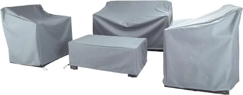 Miniatura 14 de Fundas para Muebles de Patio, Funda para Muebles de Exterior Impermeable, Fundas de Juego de Muebles de Patio para Juego de Conversación al Aire