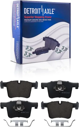 Miniatura 96 de Detroit Axle - Pastillas de freno traseras para Honda Odyssey 2011-2017 Pilot 2007-2013 MDX 2010-2013 ZDX 2010-2013 Pastillas de freno de cerámica